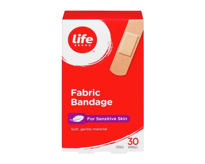 Life Brand Fabric Bandage, 30 Pack - 1.0 EA