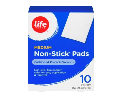 Life Brand Medium Non Stick Pads - 10 PAD