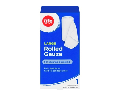 Life Brand Lb Rolled Gauze Large - 1 EA