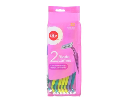 Life Brand Women's Twin Blade Disposable 32 - 1.0 EA
