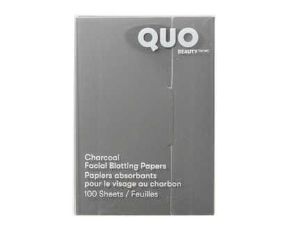 Quo Beauty Facial Blotting Papers, Charcoal, 100 Sheets - 1.0 EA