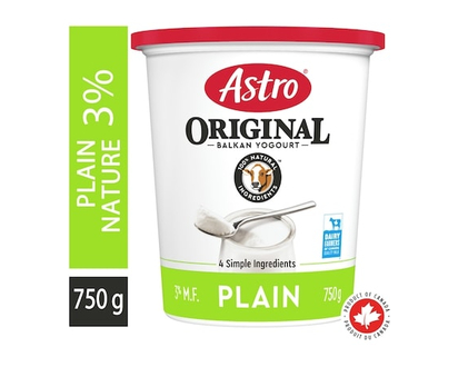 Astro Original Balkan Style Plain Yogurt 3% - 750.0 G