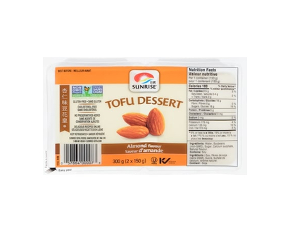 Sunrise Tofu dessert à saveur d’amande - 150.0 G