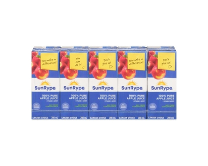 SunRype Pure Apple Juice Boxes - 200.0 ML