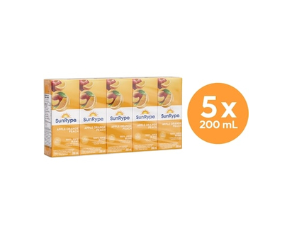 SunRype Apple Orange Peach Juice Boxes - 200.0 ML