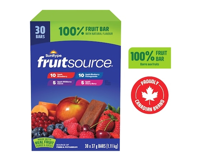 Fruitsource 100% Fruit Bar Variety Pack - 1.11 KG