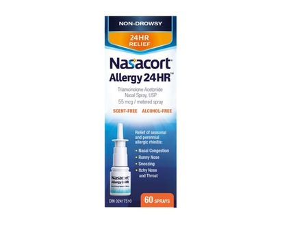 Nasacort Allergy 24hr 60spray 55mcg - 1 EA