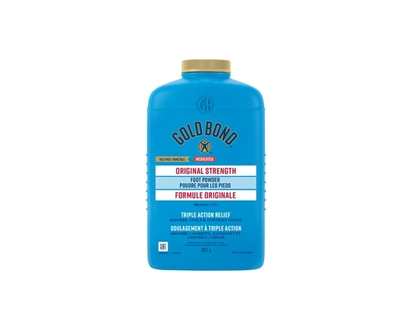 Gold Bond Medicated Foot Powder - Itch Relief - Absorbs Moisture - Relieves Discomfort Caused by Minor Skin Irritation on Feet - Controls Foot Odour -