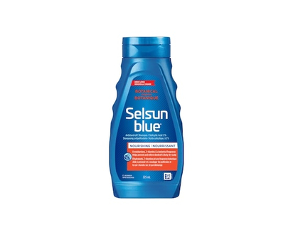 Selsun Blue Botanical Anti-Dandruff Shampoo, 3% Salicylic Acid, 8 Moisturizers, Vitamins B3 & E to Promote Healthy Looking Hair Daily, Helps Relieve I