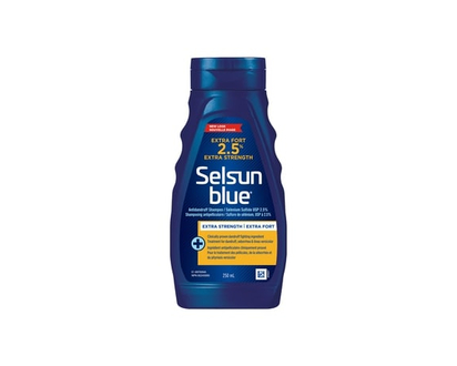 Selsun Blue Shampooing antipelliculaire extra fort 2.5%, Sulfure de sélénium 2.5% - 250.0 ML