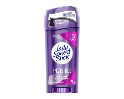 Lady Speedstick Antiperspirant Deodorant, Invisible, Cool Fresh - 70.0 G