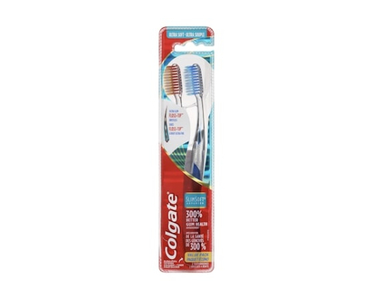 Colgate Slim Soft Advanced Tootbrush, Ultra Soft - 2 Count - 1 EA