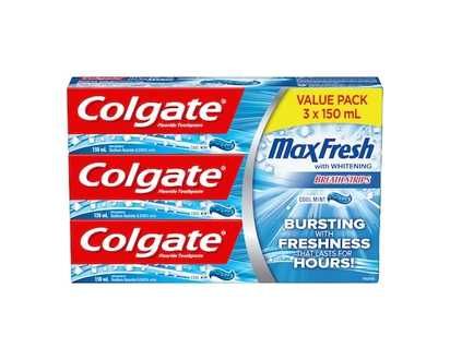 Colgate Fluoride Toothpaste With Whitening Cool Mint - 150.0 ML