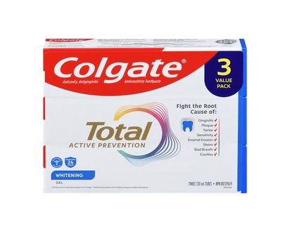 Colgate Dentifrice en gel Total Blanchissant - 120.0 ML