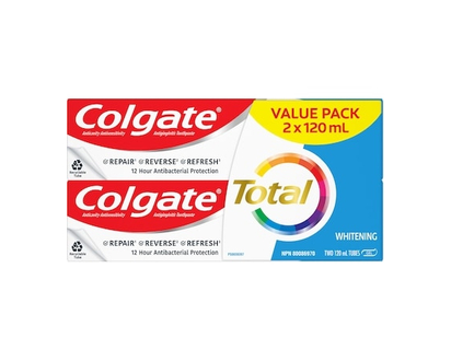 Colgate Total Whitening Gel Toothpaste - 120.0 ML