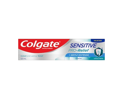 Colgate Toothpaste, Sensitive Pro-Relief + Gentle Whitening - 120.0 ML