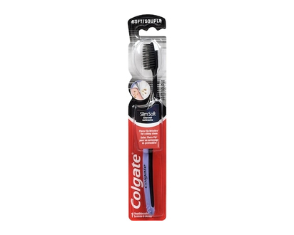Colgate Slim Soft Charcoal Toothbrush - 1.0 EA