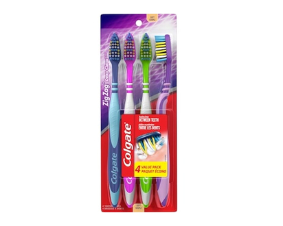Colgate Brosses À Dents Souples Zigzag - 4.0 EA