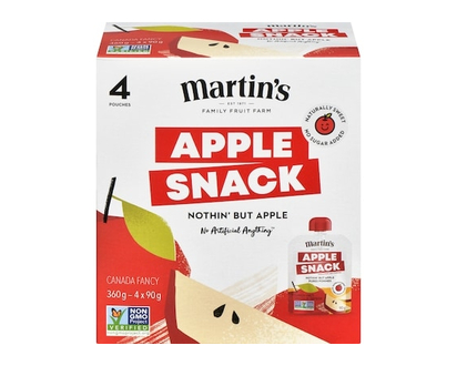Martin's Family Fruit Farm Apple Snack Nothin' But Apple - 360.0 G