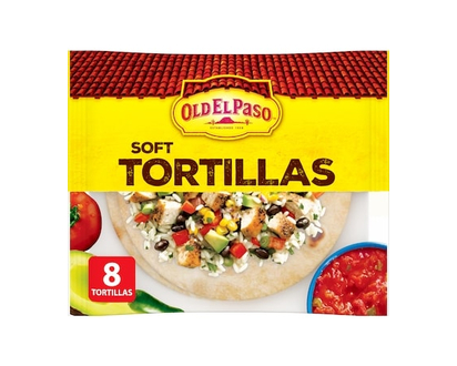 Old El Paso Tortillas Souples à la Farine, Grandes 8 unités - 334.0 G
