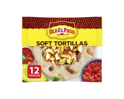 Old El Paso Soft Tortillas Medium, 12 Tortillas - 297.0 G