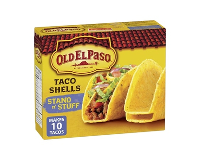 Old El Paso Taco Tout Plein, Tout Plat, Sans gluten, 10 unités - 133.0 G