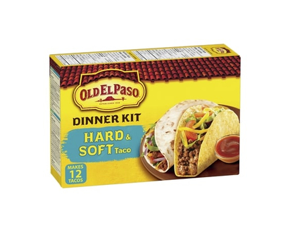 Old El Paso Ensemble Dîner Taco Rigides & Souples - 340.0 G