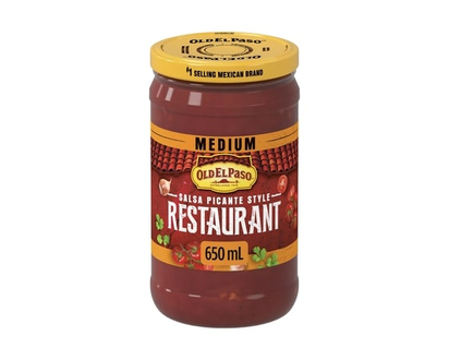 Old El Paso Restaurante Picante Salsa, Medium - 650.0 ML