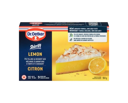 Dr Oetker Shirriff Lemon Pie Filling & Dessert Mix - 164.0 G