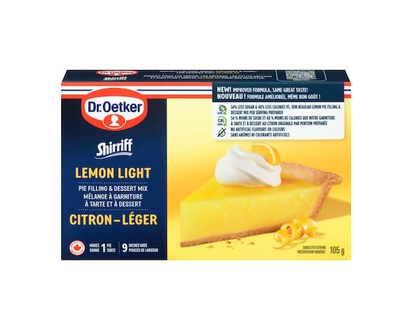Dr Oetker Shirriff Lemon Light Pie Filling & Dessert Mix - 105.0 G