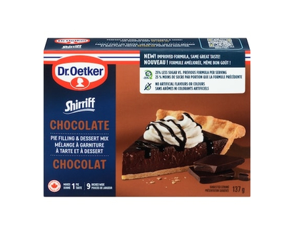 Dr Oetker Shirriff Chocolate Pie Filling & Dessert Mix - 137.0 G