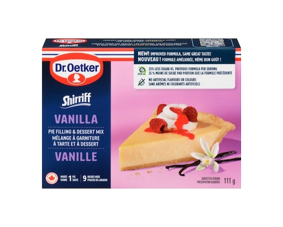 Dr Oetker Shirriff Vanilla Pie Filling & Dessert Mix - 111.0 G