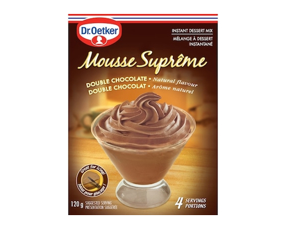 Dr Oetker Mousse Mix, Double Chocolate - 120.0 G