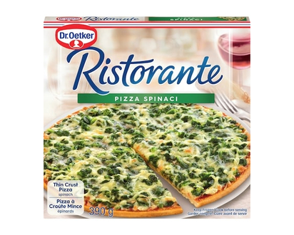 Dr Oetker Ristorante Thin Crust Spinaci (Spinach) Pizza - 390.0 G