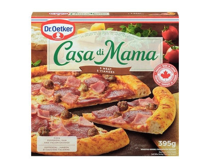 Dr Oetker Casa di Mama Three Meat Pizza - 395.0 G