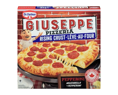 Dr Oetker Giuseppe Pizzeria Rising Crust Pepperoni Pizza - 720.0 G