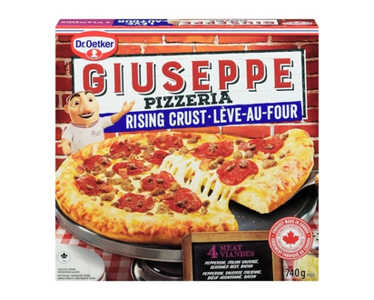 Dr Oetker Giuseppe Pizzeria Rising Crust 4 Meat Pizza - 740.0 G