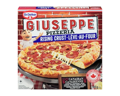 Dr Oetker Giuseppe Pizzeria Rising Crust Canadian Pizza - 740.0 G