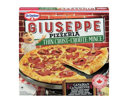 Dr Oetker Giuseppe Thin Crust Canadian Pizza - 501.0 G