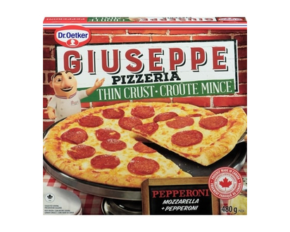 Dr Oetker Giuseppe Pizzeria Thin Crust Pepperoni Pizza - 480.0 G