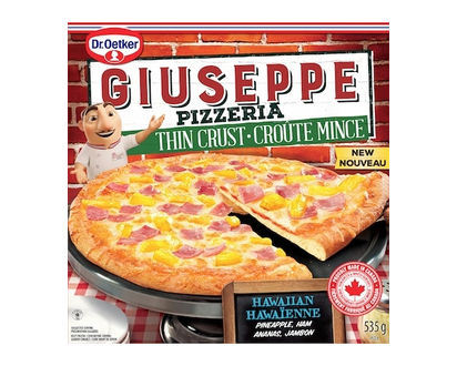 Dr Oetker Giuseppe Thin Crust Hawaiian Pizza - 535.0 G