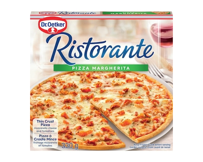Dr Oetker Ristorante Thin Crust Margarita Pizza - 330.0 G