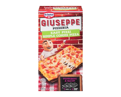 Dr Oetker Giuseppe Pizzeria Easy Pizzi Pepperoni & Bacon - 200.0 G