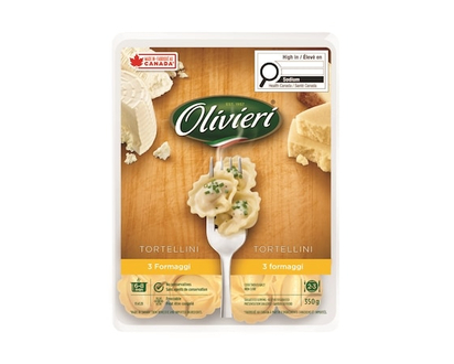 Olivieri Tortellini with Three Cheeses - 350.0 G
