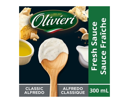 Olivieri Pasta Sauce, Classic Alfredo - 300.0 ML