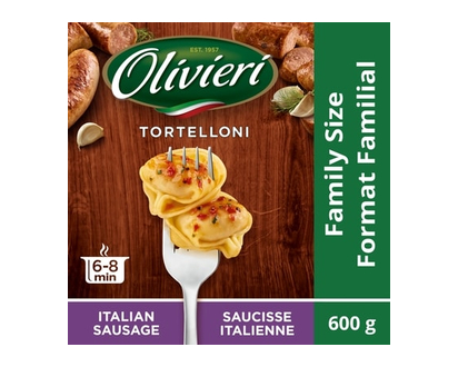 Olivieri Tortelloni, Italian Sausage - 600.0 G