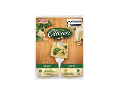 Olivieri Fresh Ricotta & Spinach Ravioli - 300.0 G