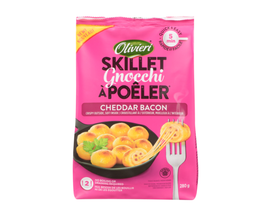 Cheese and Bacon Skillet Gnocchi - 280.0 G
