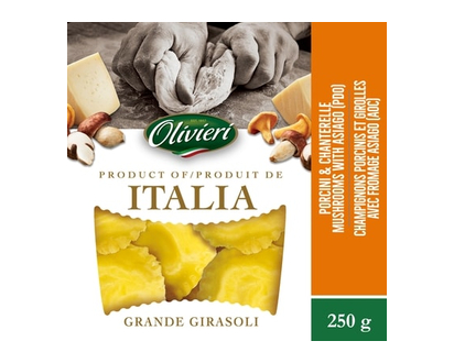 Olivieri Porcini, Chanterelle Mushroom With Asiago Grande Girasoli - 250.0 G