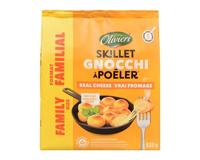 Olivieri Gnocchi à la poêle au fromage, format familial - 520.0 G